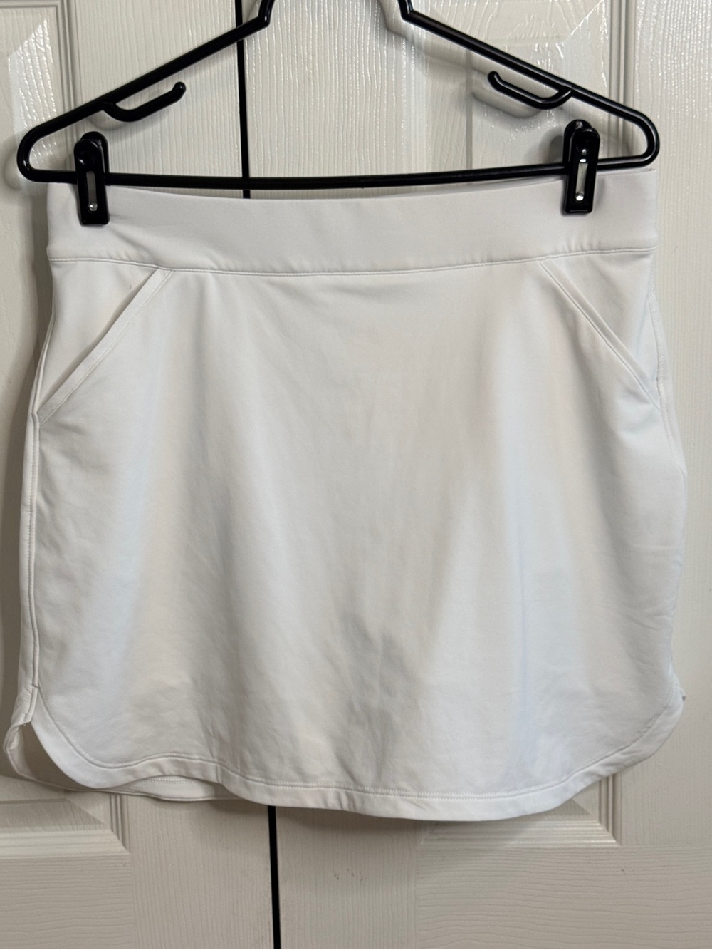 Peter Millar Alice Petal Hem Golf Skort White L 16"